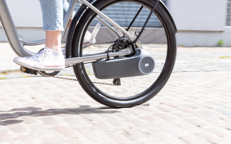 Antrieb über die Scheibenbremse?: Skarper launcht E-Bike-Motor zum Nachrüsten