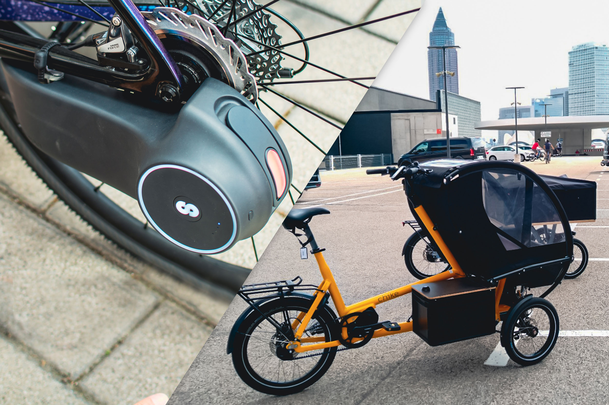 Eurobike 2022 – Ausprobiert: Skarper E-Bike-Motor & Chike E-Kids Lastenrad
