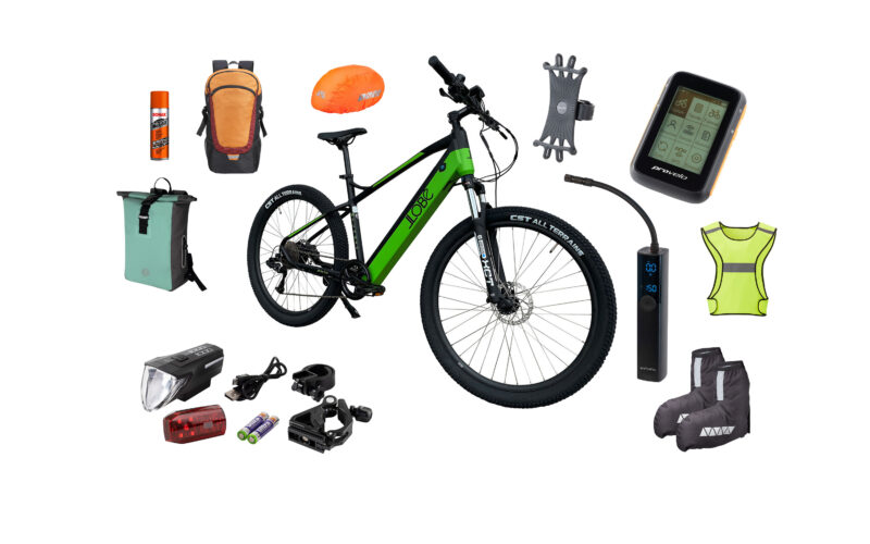 Ab Heute! ALDI Fahrrad-Angebote: Fahrradzubehör und ein E-Bike im ALDI-Angebot