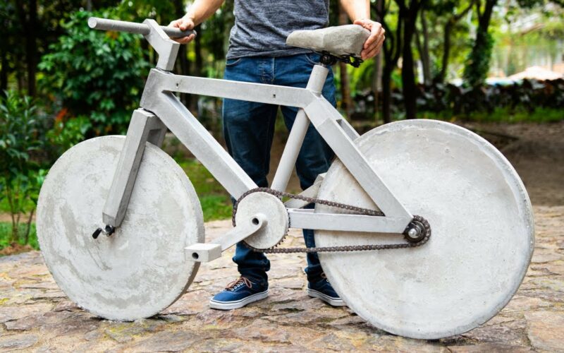 Das schwerste Fahrrad der Welt?: Dieses Rad wiegt 134,5 kg – und es fährt!