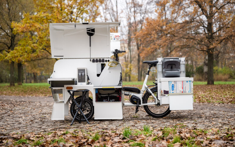 Deutsche Lastenradfirmen bauen Mobile Hospital: Ein Krankenhaus auf (Lasten)Rädern