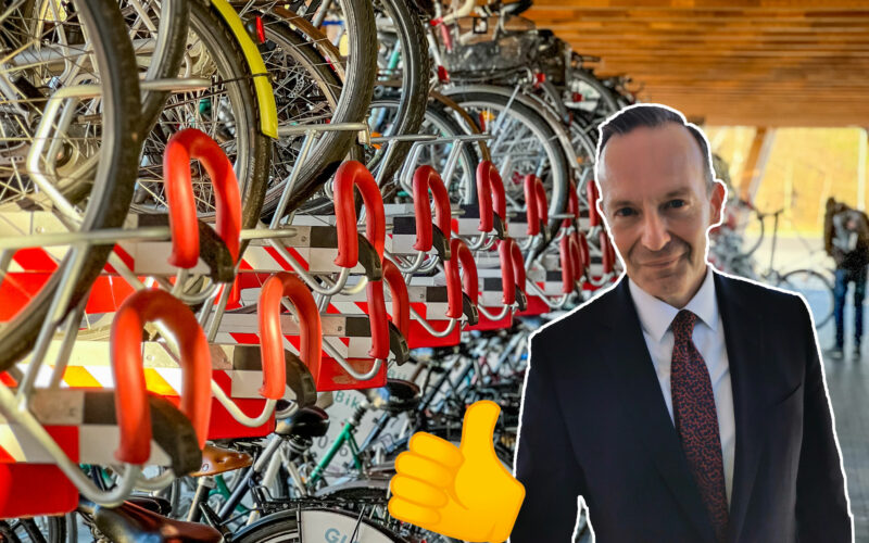 Verkehrsminister Wissing nimmts Rad: 110 Mio. für neue Fahrradparkhäuser