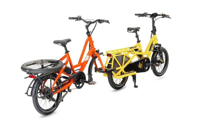 Neues Tern Bike Tow Kit zieht ein Bike am Bike: Fahrräder mit dem Lastenrad transportieren