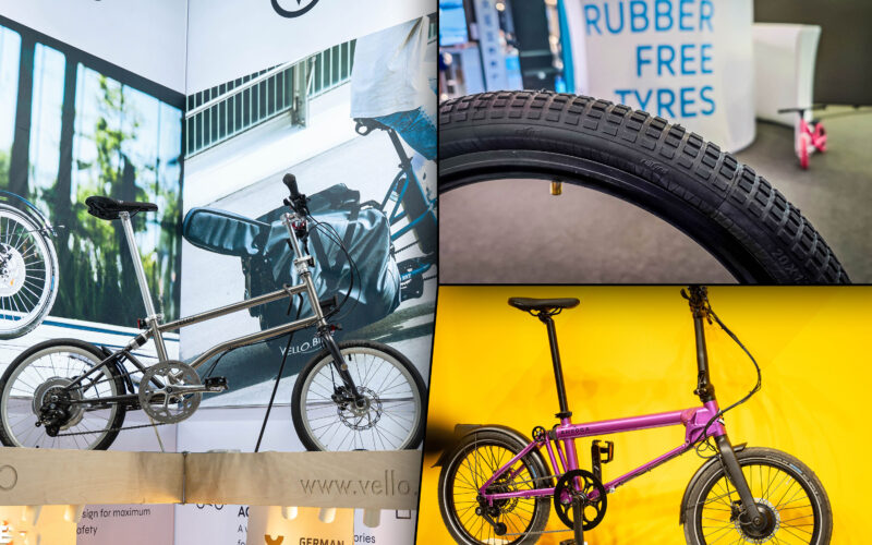 Eurobike 2023 – Vello, Ahooga & ReTyre: Zwei spannende neue Falträder & gummilose Reifen