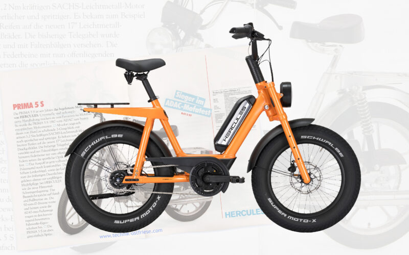 Neues Hercules Prima 5E mit Bosch Smart System: Legendäres Mofa kommt als E-Bike