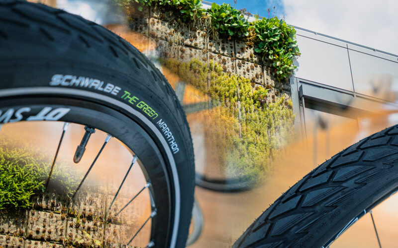 Schwalbe präsentiert Green Marathon: Erster Reifen aus Schwalbe Recycling System