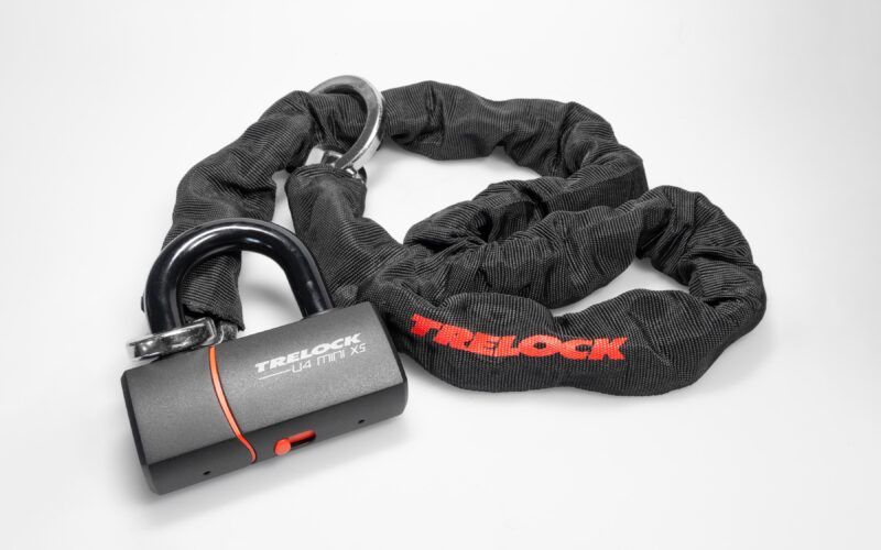 Trelock LC 680 Loop Chain und U4 Mini XS U-Lock: Das Fahrradschloss fürs Lastenrad