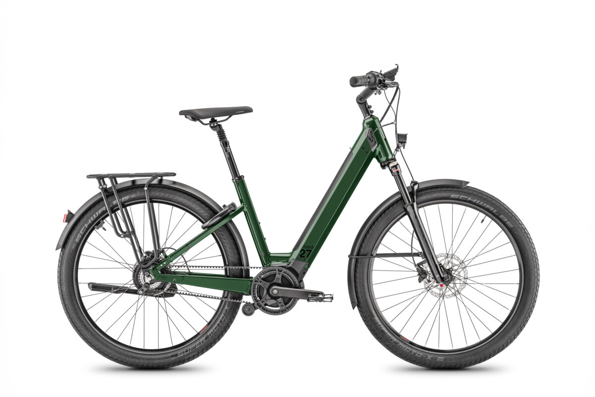Neue Moustache Mardi 27 City-E-Bikes: Bosch Smart System, GPS-Tracker & Gates Riemen