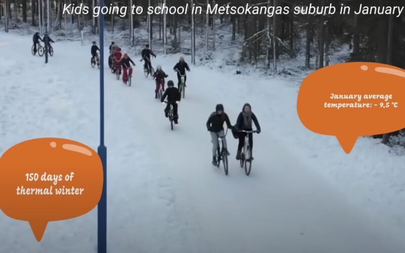 Fahrradfahren im nordfinnischen Winter: Wo ein Wille ist, ist ein Radweg