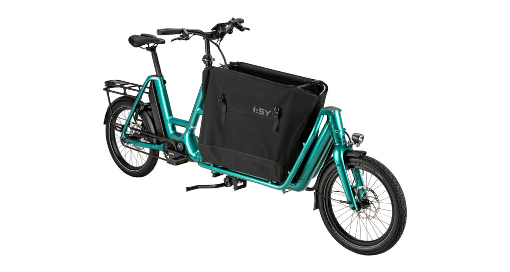 i:sy Kompakt Cargobike E-Lastenrad mit Pinion MGU ähnlich Muli