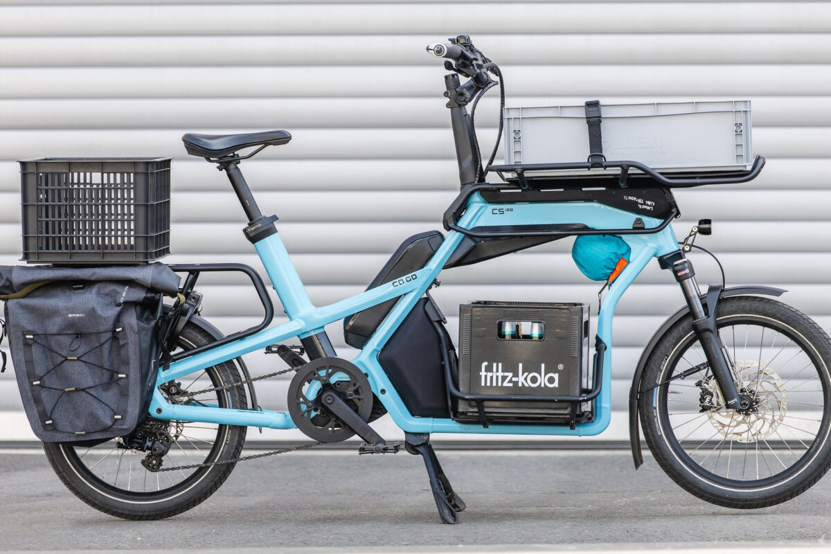 BikeStage 2024 – Ca Go CS-Lasten-E-Bike: Variables E-Lastenrad mit Dreifach-Ladefläche