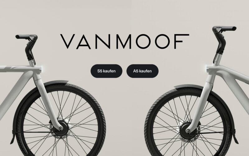 VanMoof wagt Verkaufs-Neustart: VanMoof S5 & A5 E-Bikes wieder erhältlich