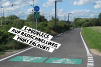 S-Pedelecs auf Radschnellweg FRM1 erlaubt: Versuch zwischen Frankfurt und Darmstadt gestartet