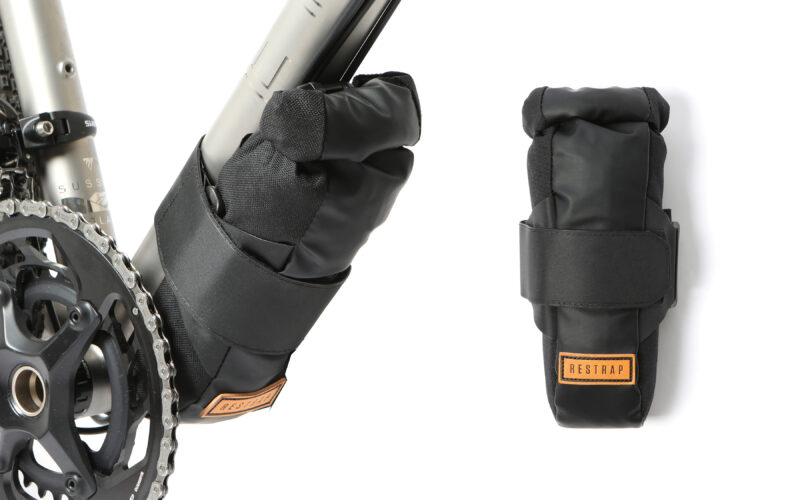 Neue Restrap Unterrohrtasche: Mehr Bikepacking-Stauraum fürs Unterrohr