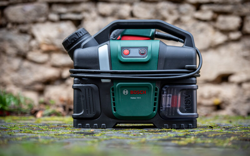 Bosch Fontus 18V-6 Bike Cleaner im Test: Mobiler Hochdruckreiniger mit viel Akkukapazität