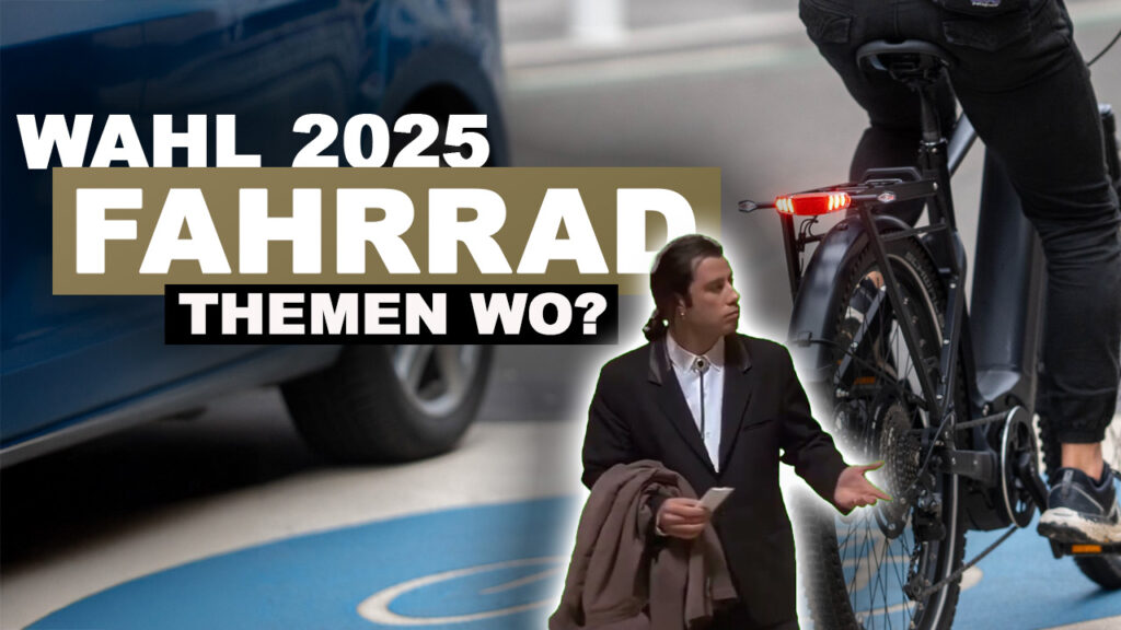 Bundestagswahl 2025 Fahrrad Themen wo?