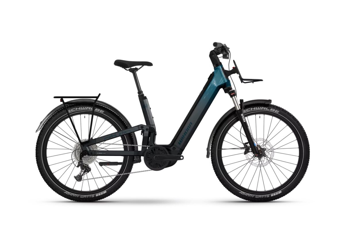Neues Winora Sinus FS E-Bike: Tiefeinstiegs-Fully mit 800-Wh-Power und ABS