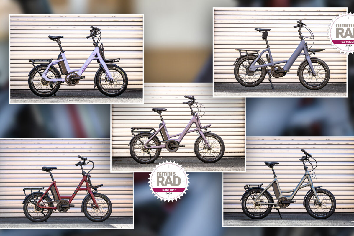 Qio, i:SY, Cube, Kalkhoff & Momentum im Test: Vergleichstest: Das beste Kompakt-E-Bike 2025