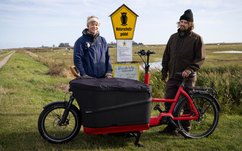 E-Lastenrad trifft Naturschutz: Unterwegs auf der Insel Koos