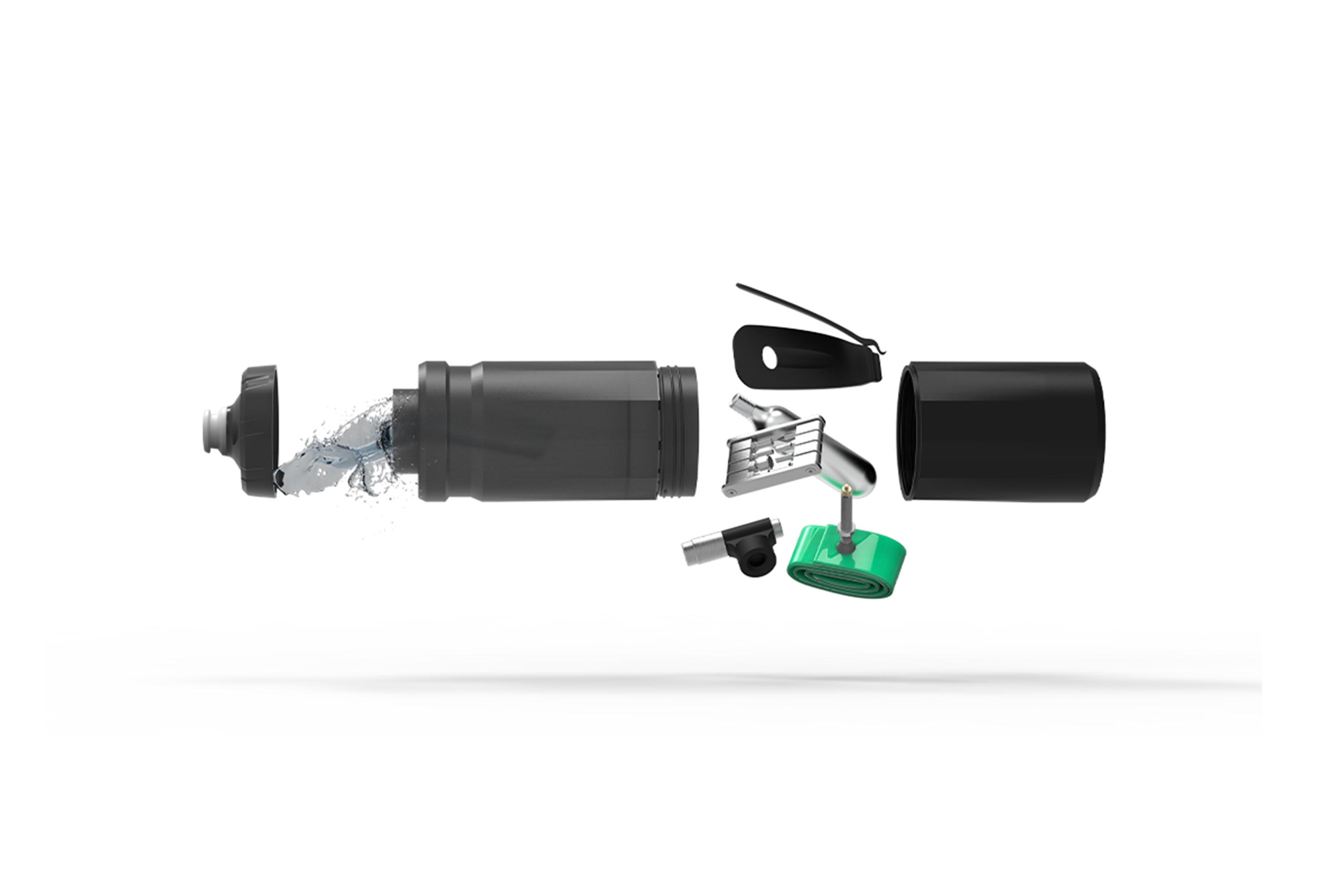 Drik 17 Carrier: Trinkflasche mit integriertem Tool-Fach