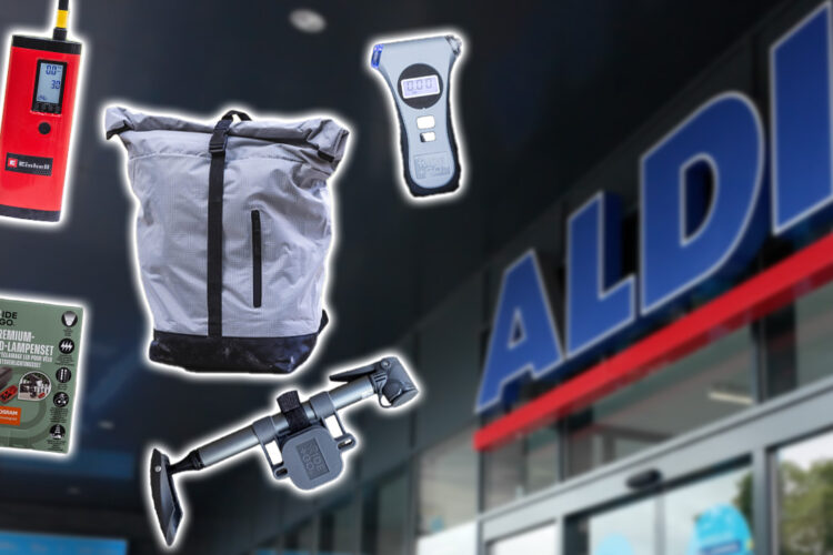 Akku-Kompressor, Fahrradlampen und mehr: 7 aktuelle Aldi Nord-Fahrradprodukte im Test