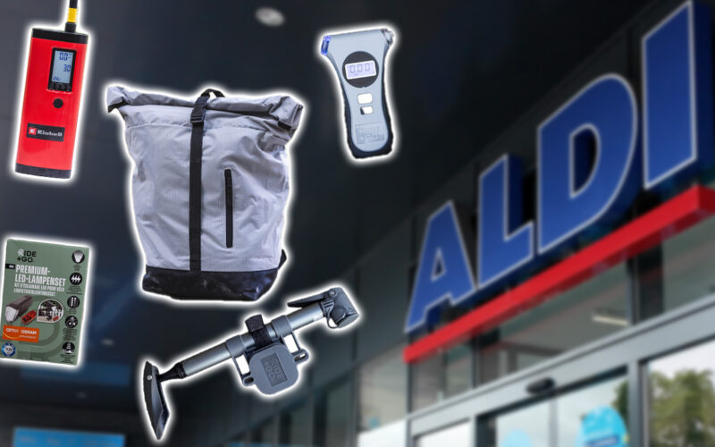 Akku-Kompressor, Fahrradlampen und mehr: 7 aktuelle Aldi Nord-Fahrradprodukte im Test