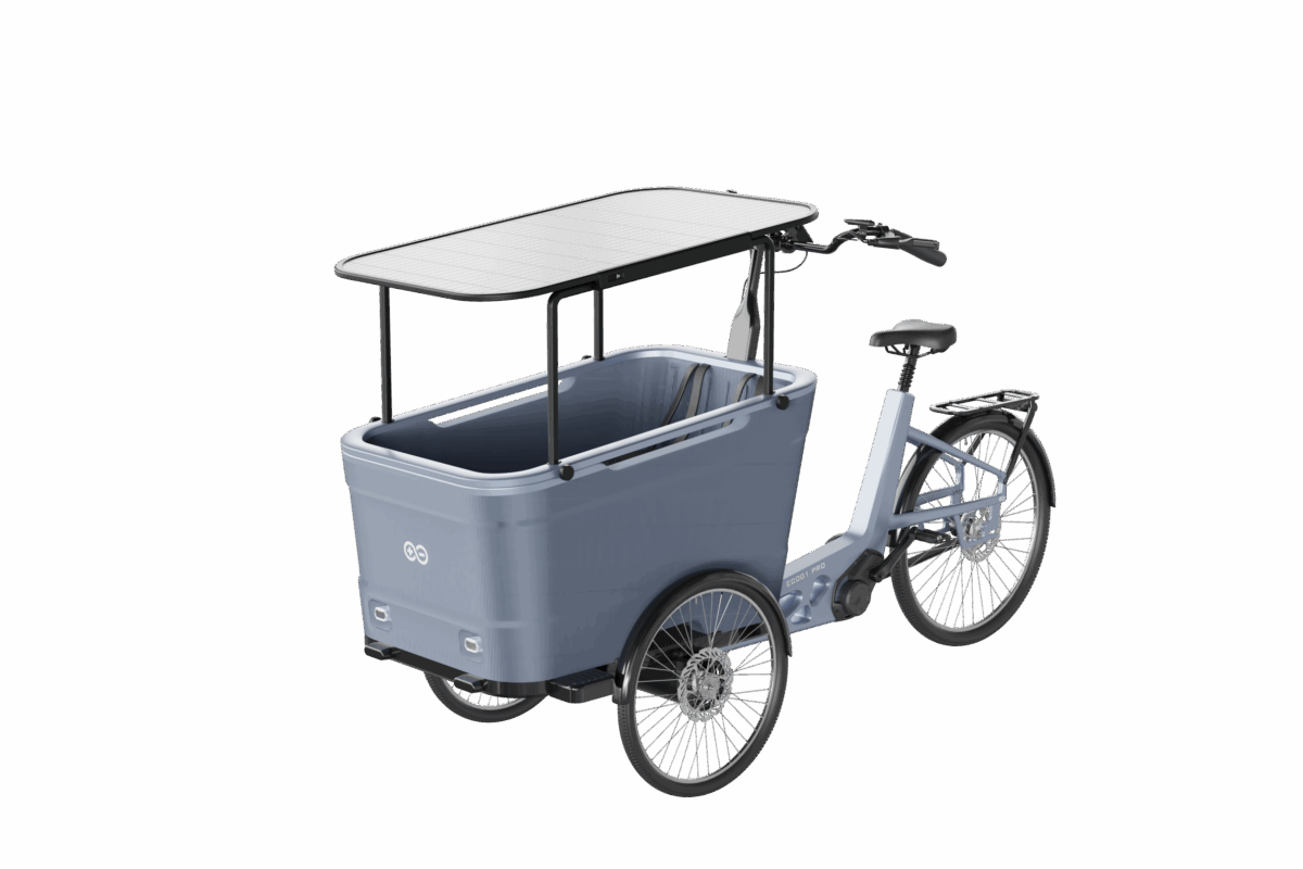 Zendure E-Cargo: Konzept-Lastenrad mit Solarantrieb und 400-km-Reichweite