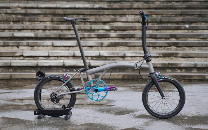 Verrücktes Leichtbauprojekt von Twisted Wheels: Brompton Faltrad unter 6 kg