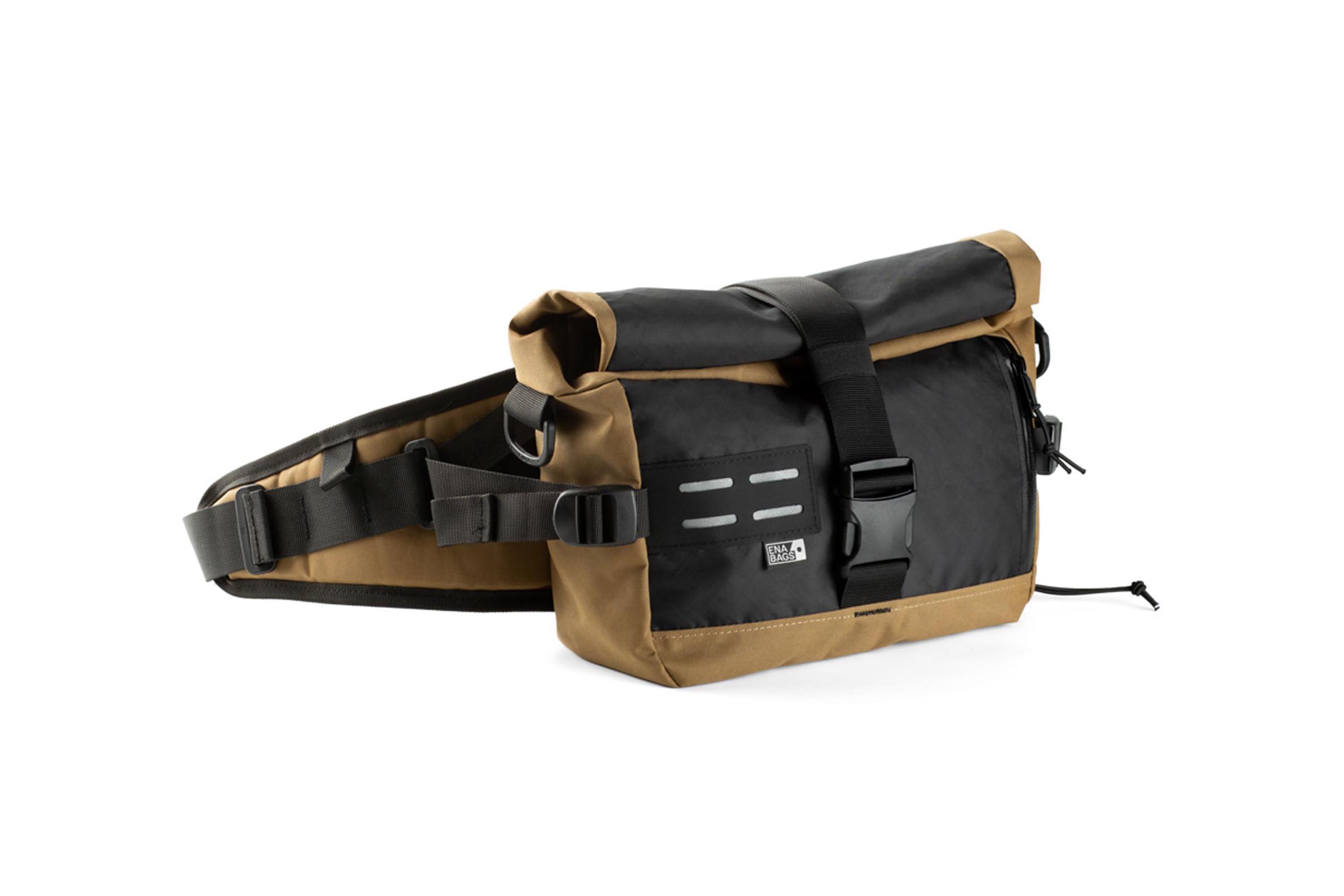 Neue ENABags Shreddy Murphy: Bikepacking Hipbag mit 8l Rolltop-Fach