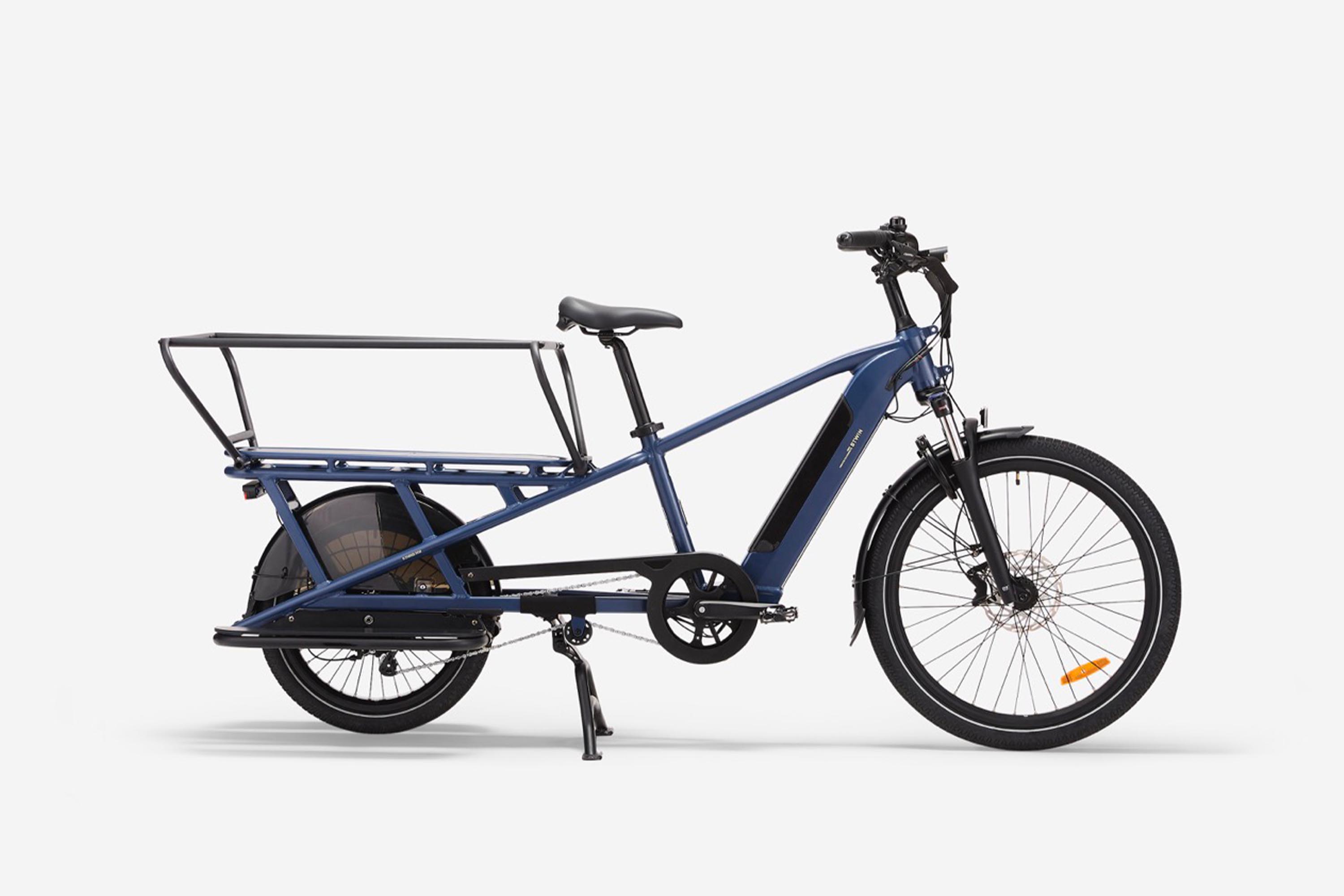 Neues B’TWIN X Decathlon E THREE 500: E-Lastenfahrrad mit modularem B’clip-System